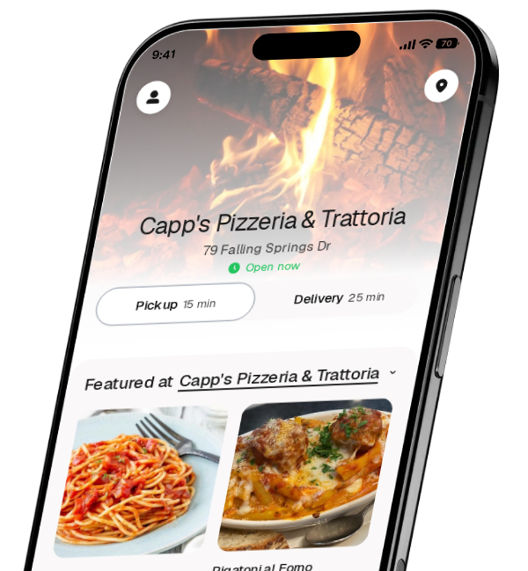 Capp's Pizzeria & Trattoria app preview