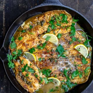 Grouper Piccatta